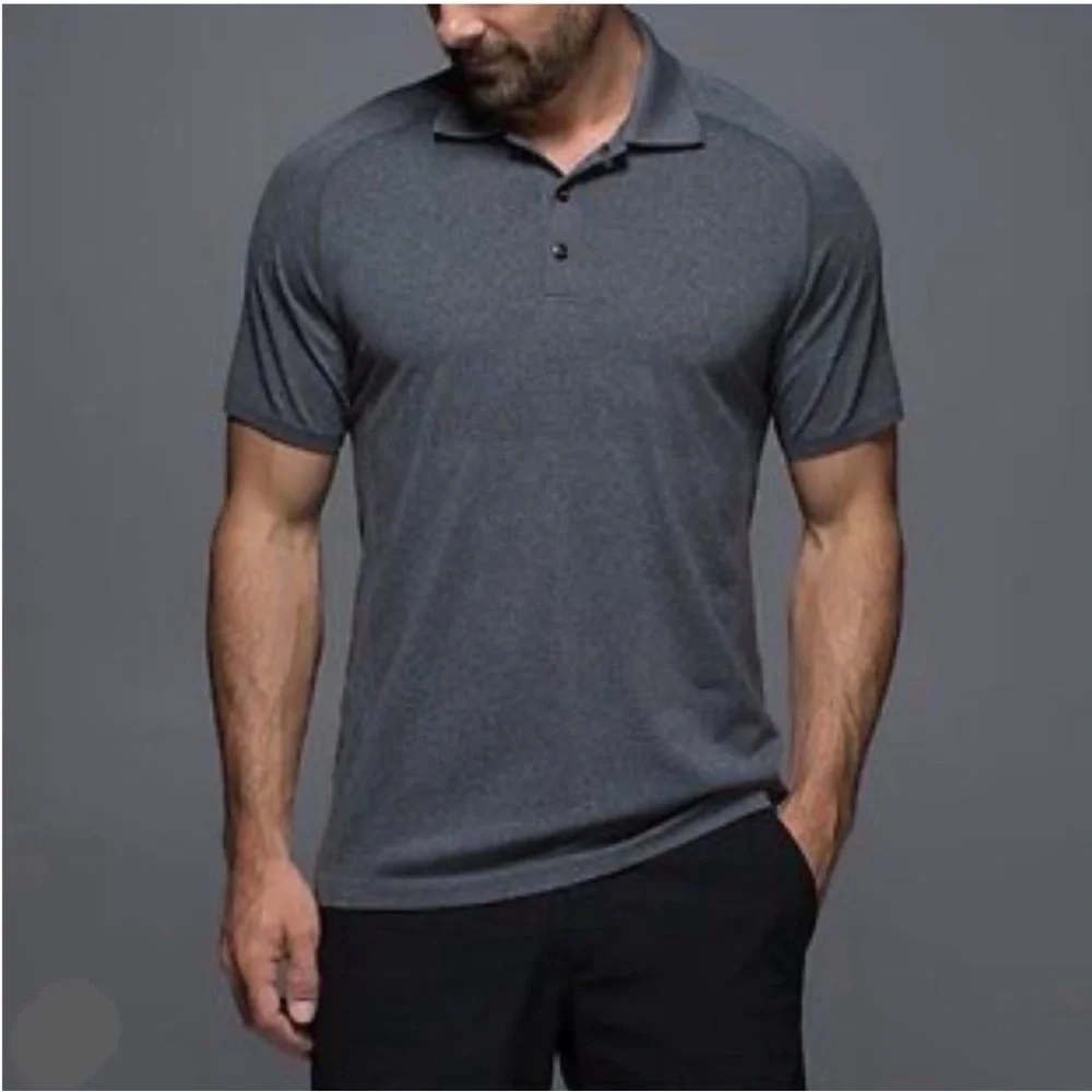 Lululemon Metal Vent Polo Shirt Size‎ M